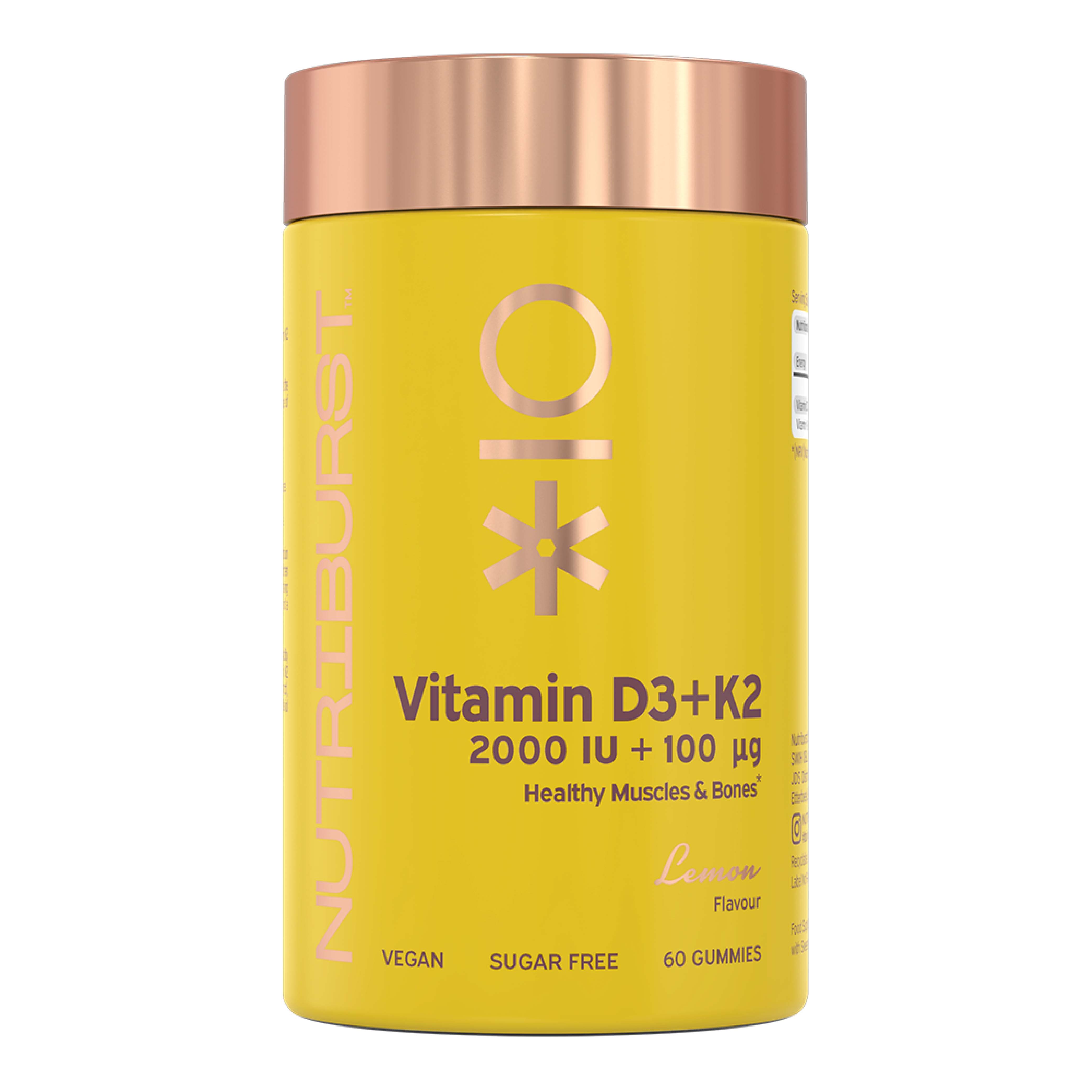 NUTRIBURST ADV VITAMIN D3 + K2 GUMMIES june promo
