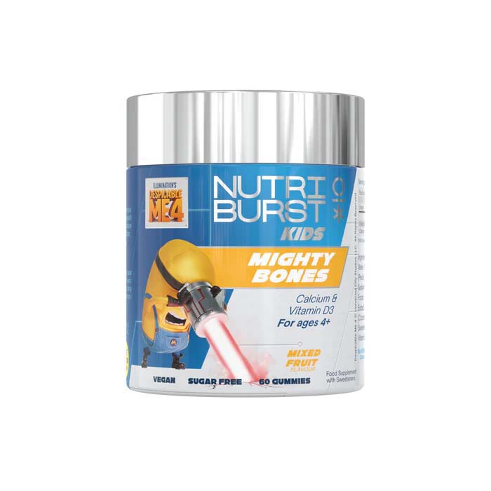 NUTRIBURST MIGHTY BONES MINIONS CALCIUM & VITAMIN D3 KIDS GUMMIES