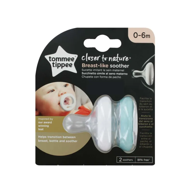 43344005 CTN BREAST LIKE SOOTHERS 0-6m x 3
