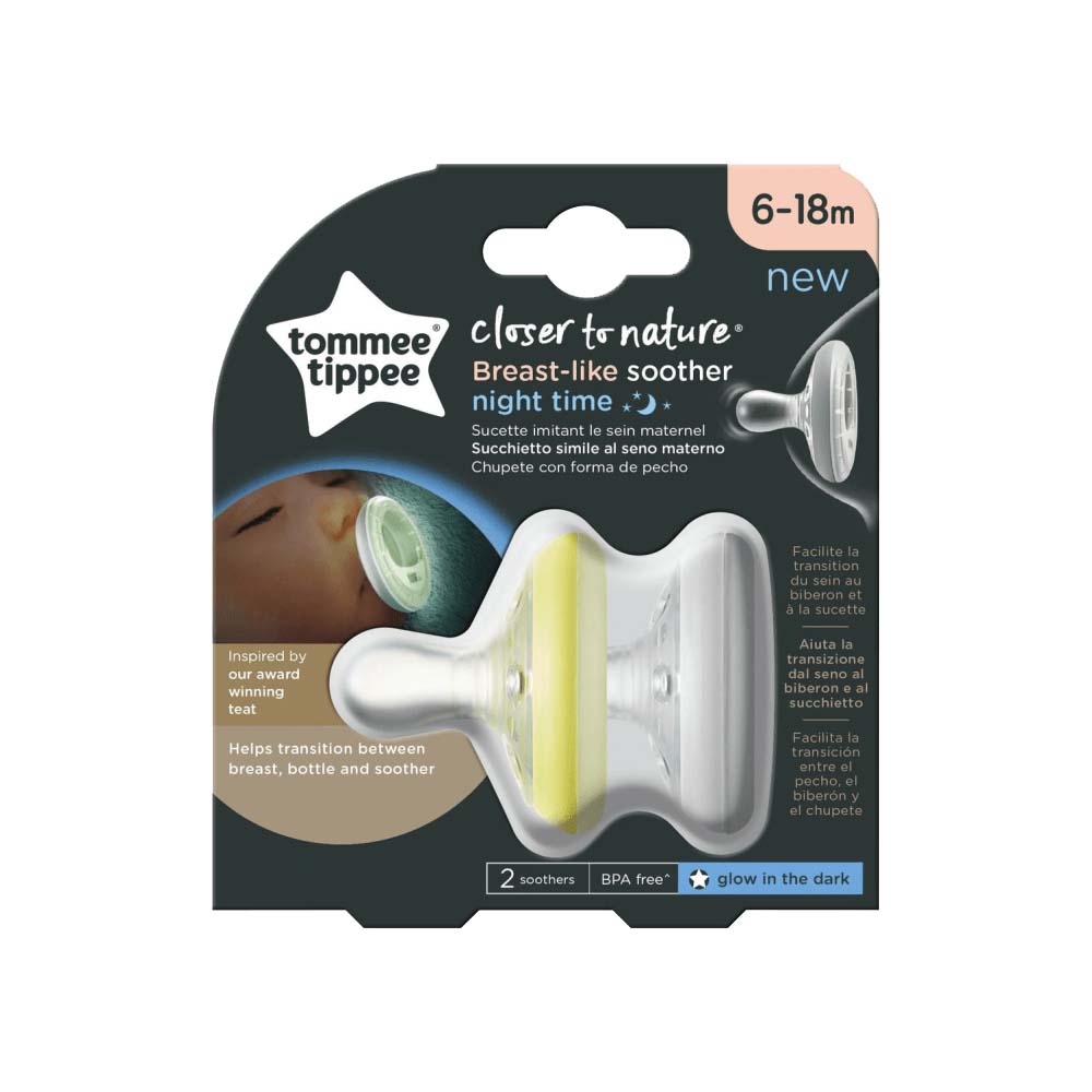 433485 CTN BREAST LIKE SOOTHER NIGHT TIME 6-18m x 3