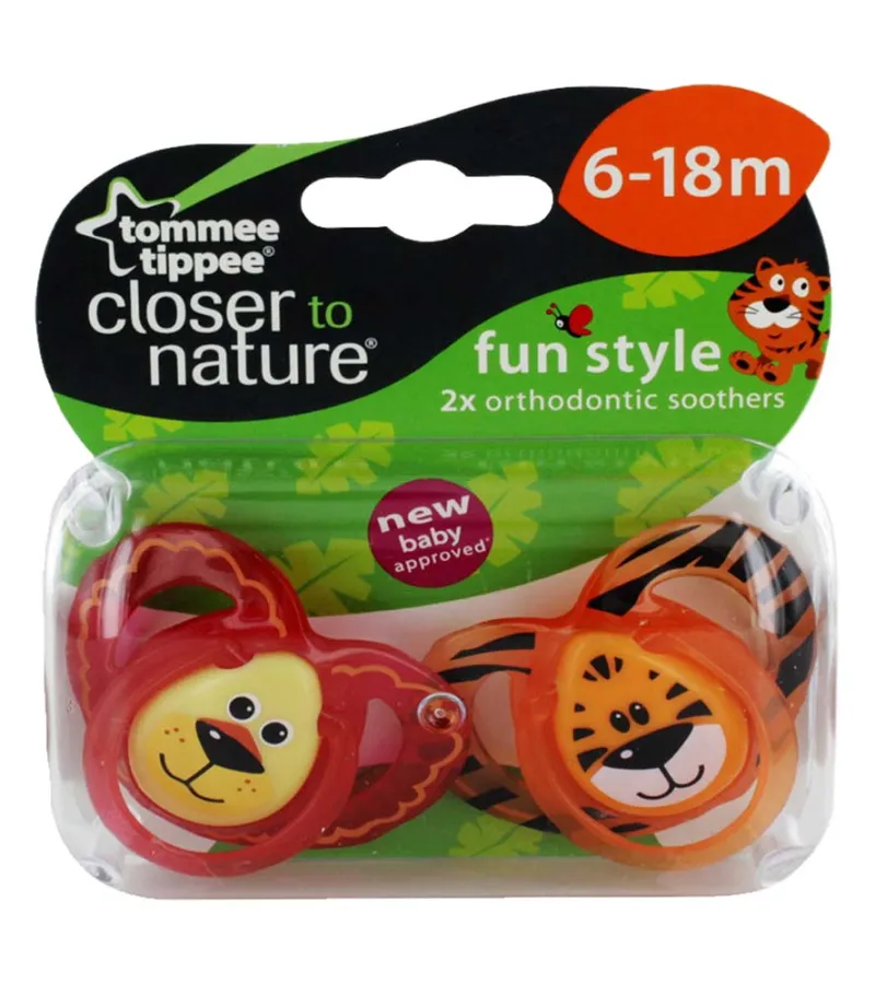 43335802 TT FUN STYLE SOOTHERS 6-18