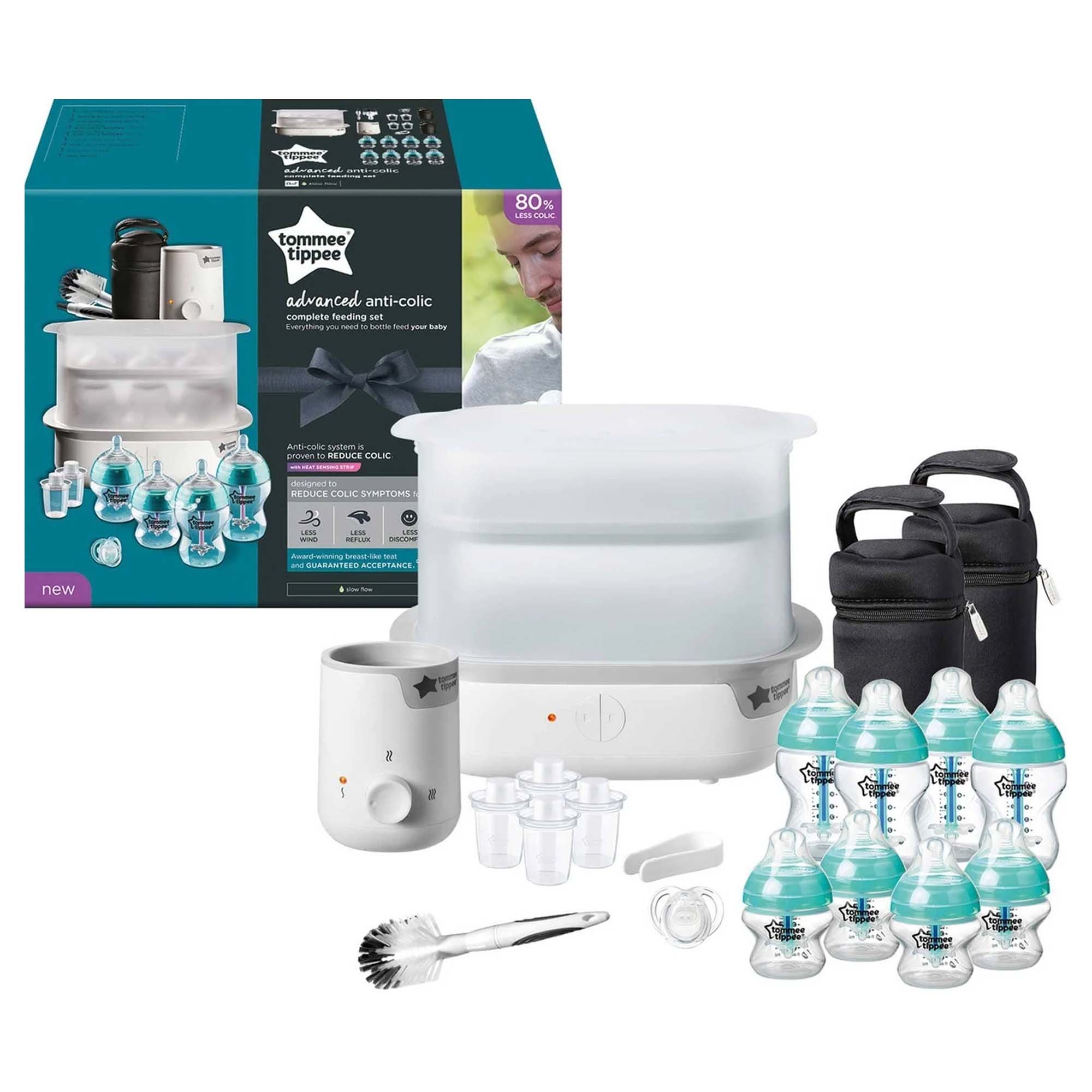 TOMMEE TIPPEE ANTI-COLIC COMPLETE FEEDING SET 423233