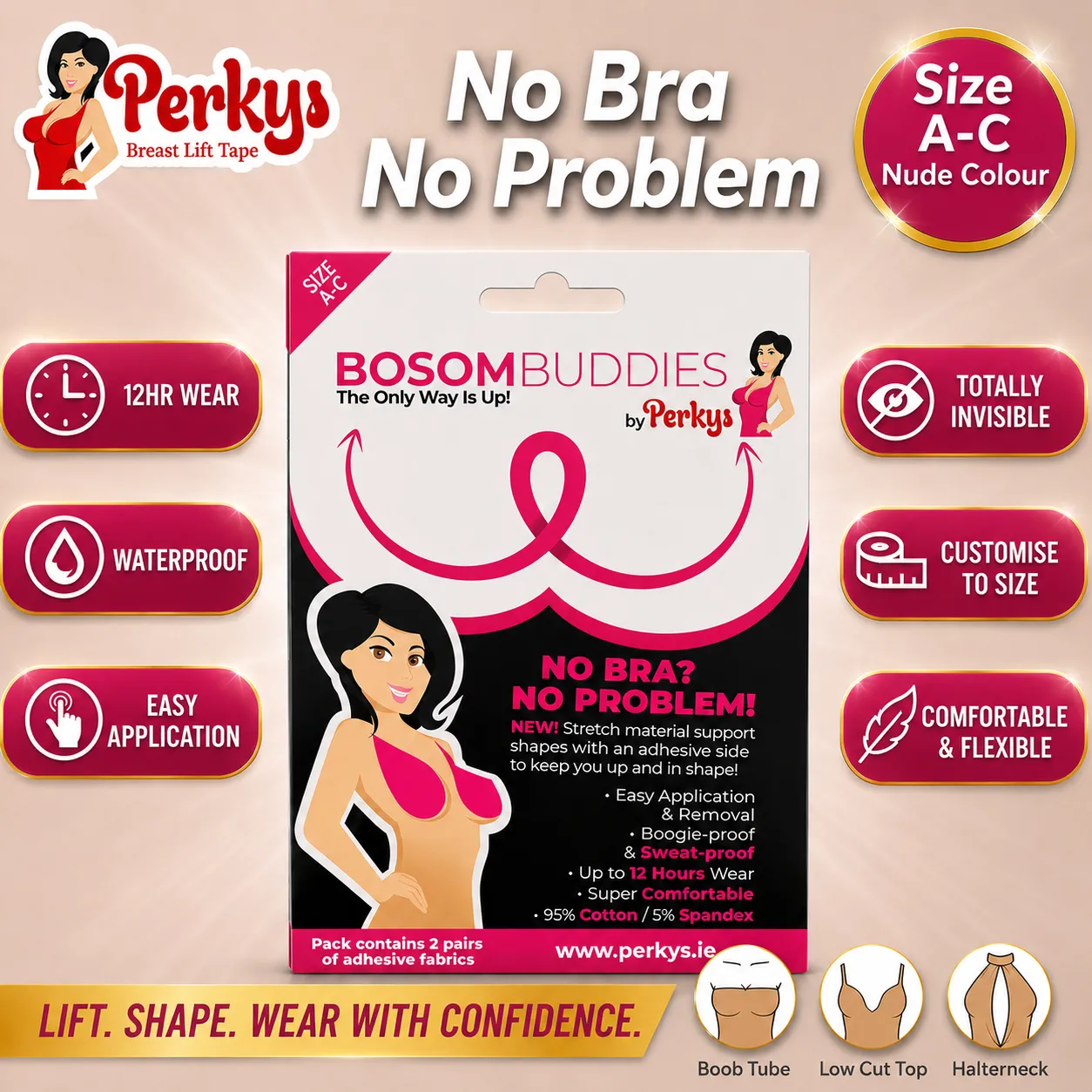 PERKYS BOSOM BUDDIES SIZE A-C