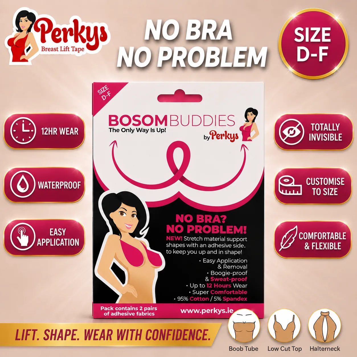 PERKYS BOSOM BUDDIES SIZE D-F