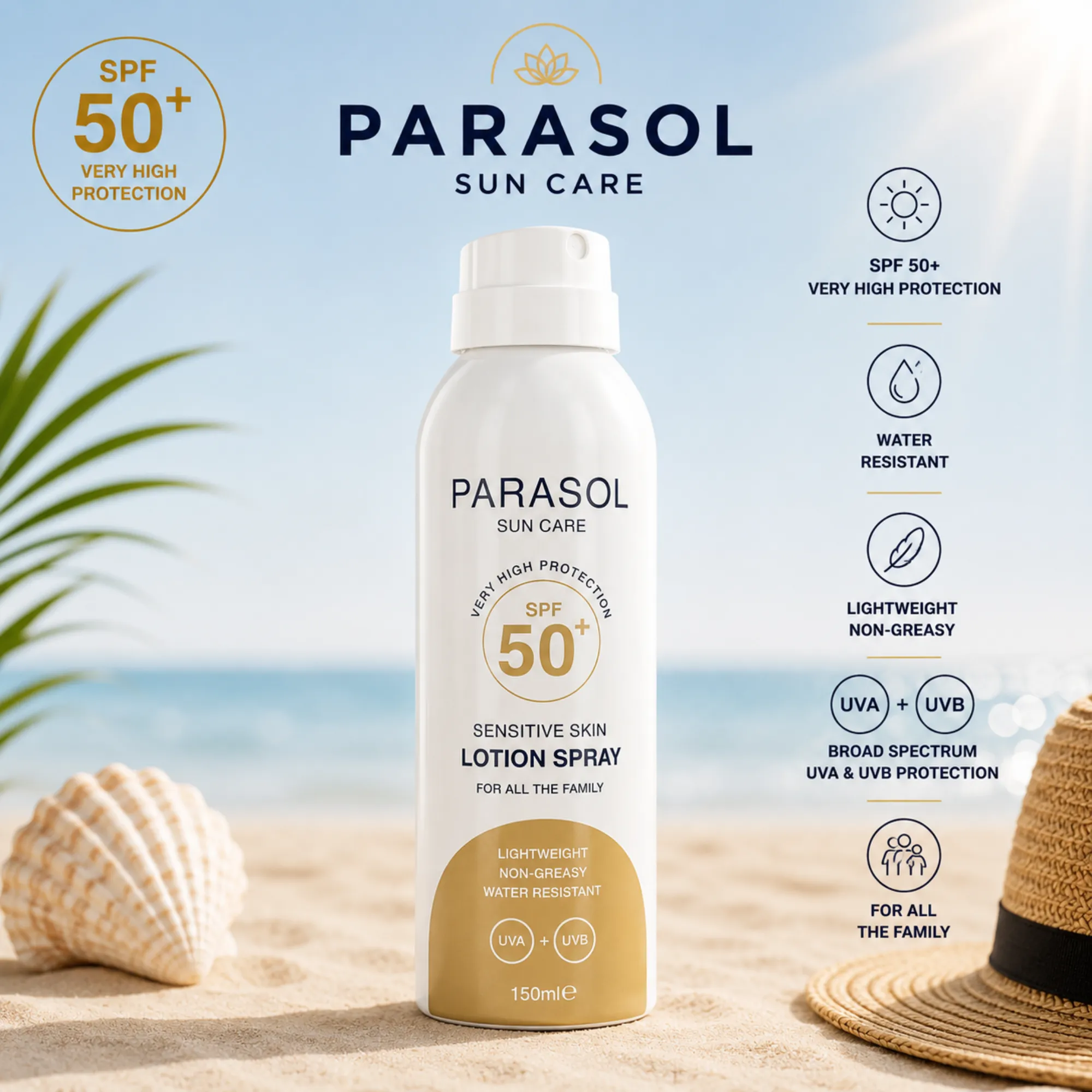 PARASOL 50+ LOTION SPRAY 150ml