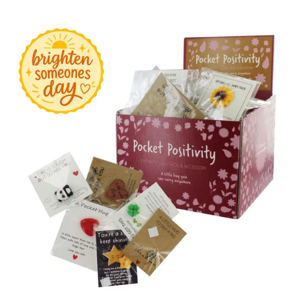 POCKET HUGS POSITIVITY VIBES DISP x96