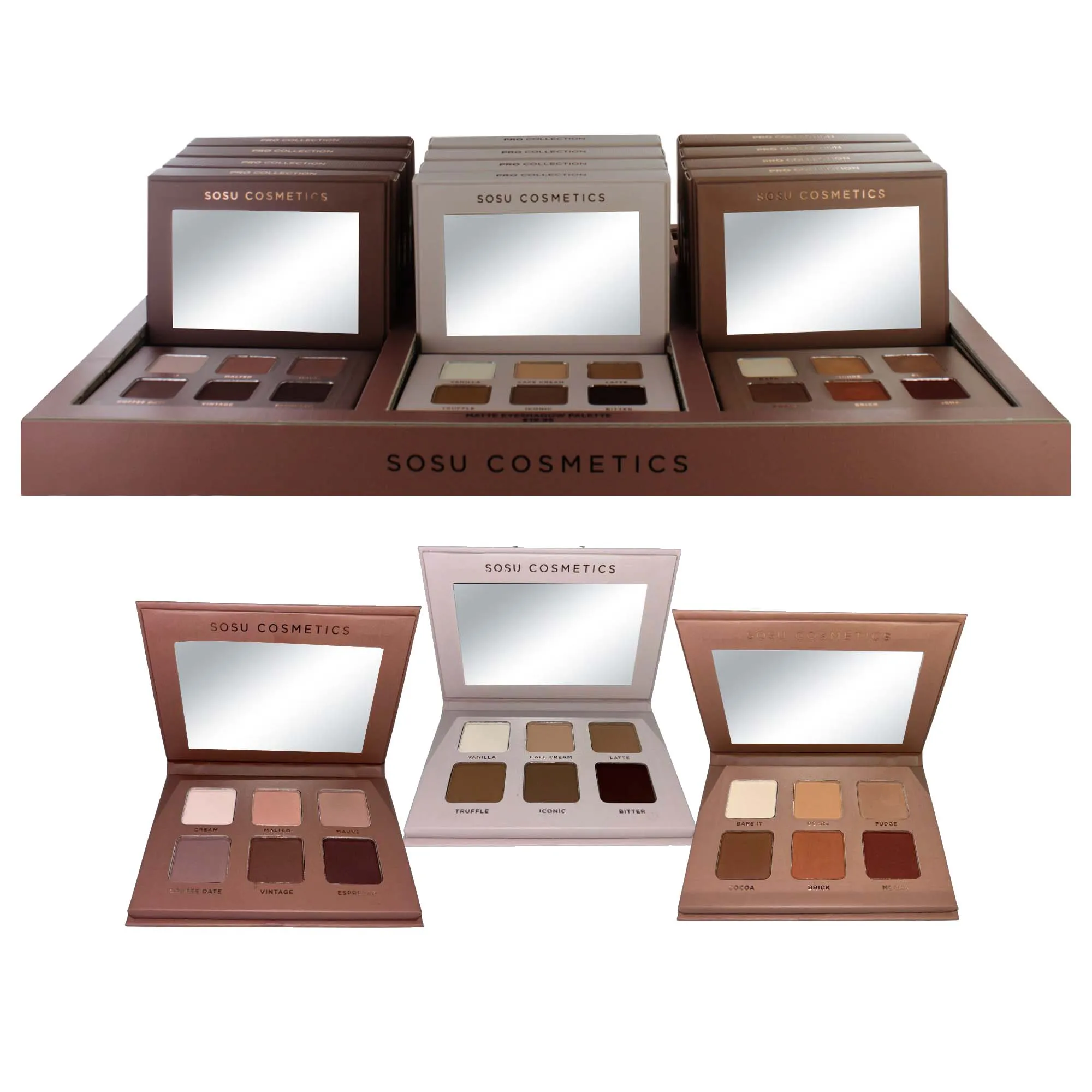 SOSU MINI MATTE PALETTE CDU X18