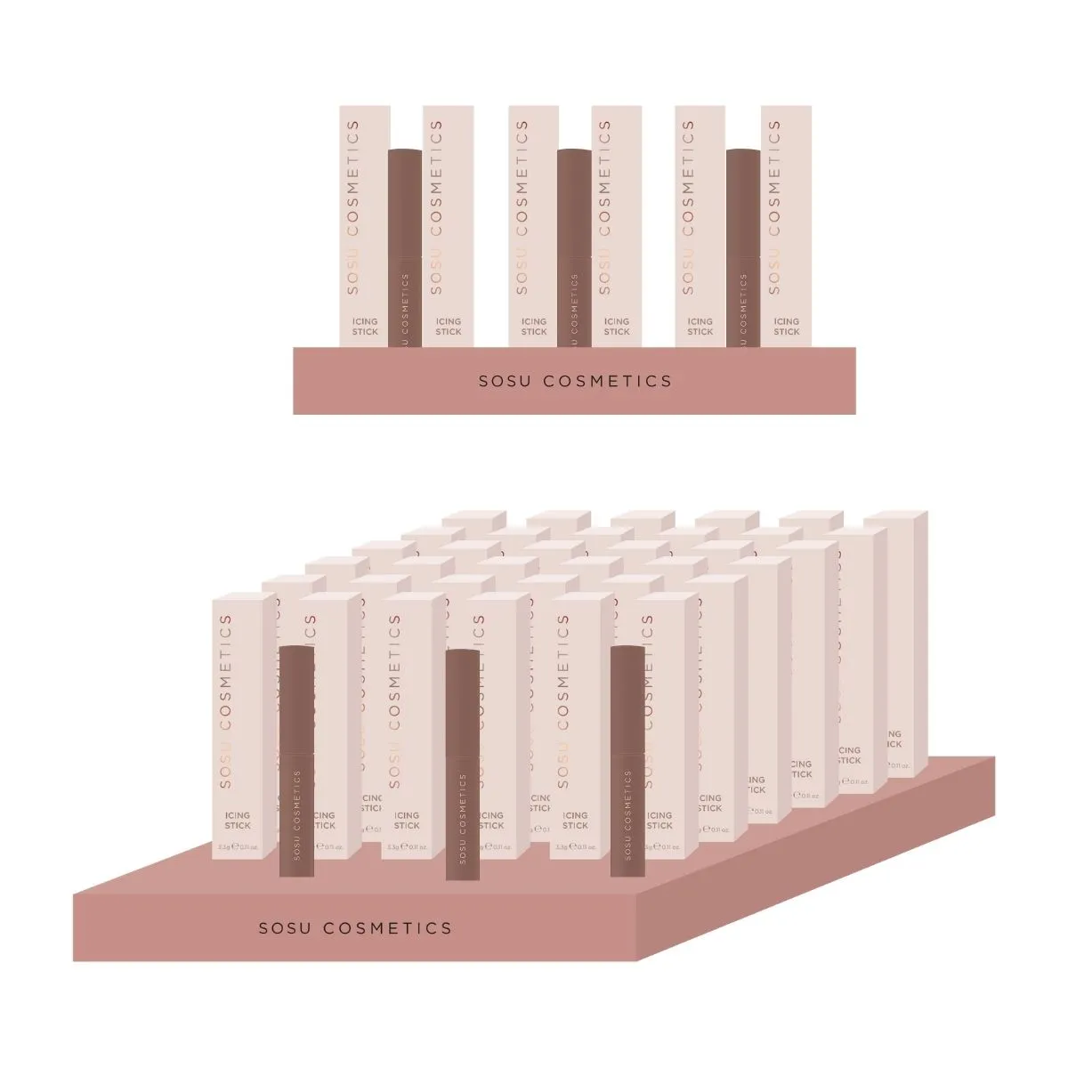 SOSU ICING EYESHADOW  STICK CDU X36
