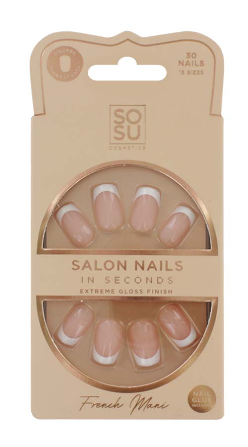 SOSU FALSE NAILS FRENCH MANI